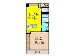 ＡＺＵＲＥ　ＴＯＲＩＫＡＩの物件間取画像